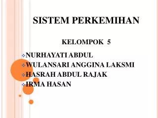 sistem perkemihan