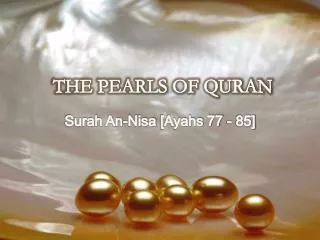 THE PEARLS OF QURAN