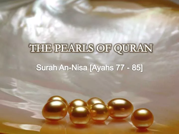 the pearls of quran