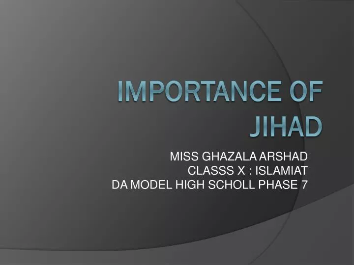 miss ghazala arshad classs x islamiat da model high scholl phase 7