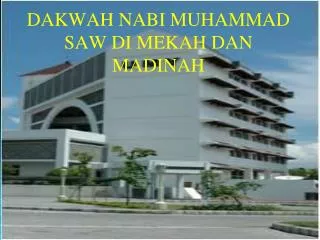 dakwah nabi muhammad saw di mekah dan madinah