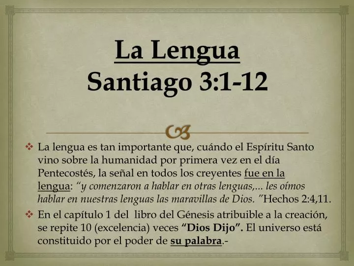 la lengua santiago 3 1 12