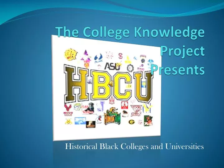 the college knowledge project presents