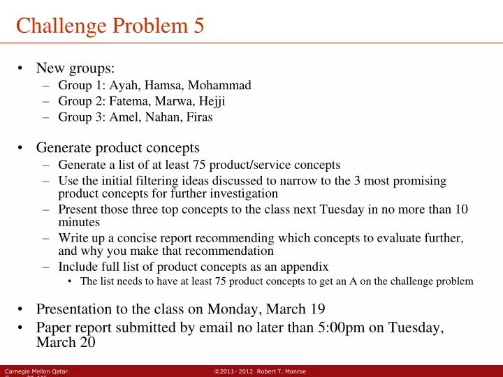 challenge problem 5