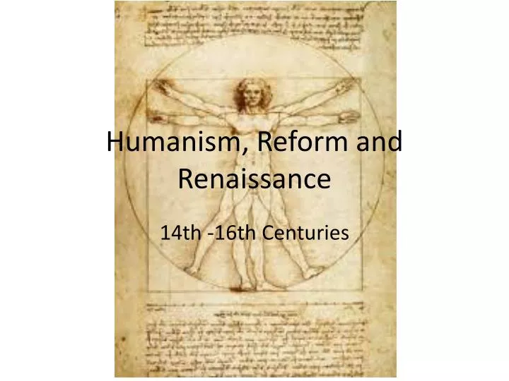 humanism reform and renaissance