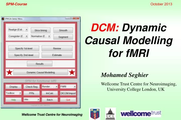 dcm dynamic causal modelling for fmri