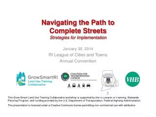 Navigating the Path to Complete Streets Strategies for Implementation