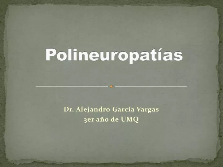 polineuropat as