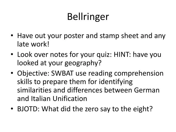 bellringer