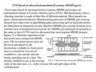 CVG based on microelectromechanical systems (MEMS gyros)