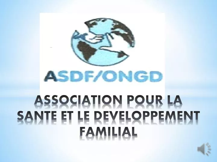 association pour la sante et le developpement familial