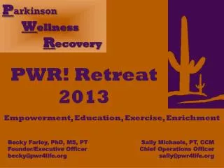 PWR! Retreat 2013