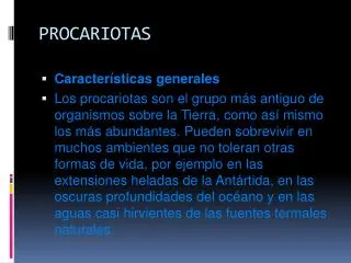 procariotas