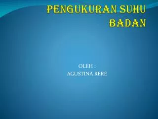 pengukuran suhu badan