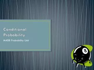 Conditional Probability