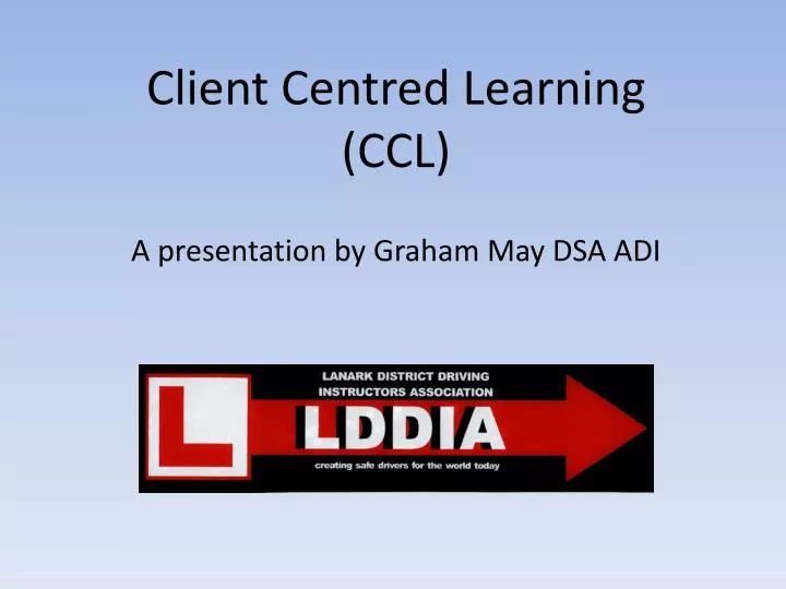 client centred learning ccl