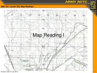 Map Reading I