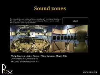 Sound zone s