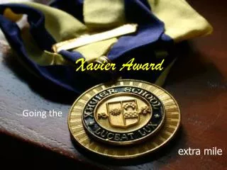 Xavier Award