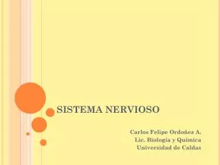 sistema nervioso
