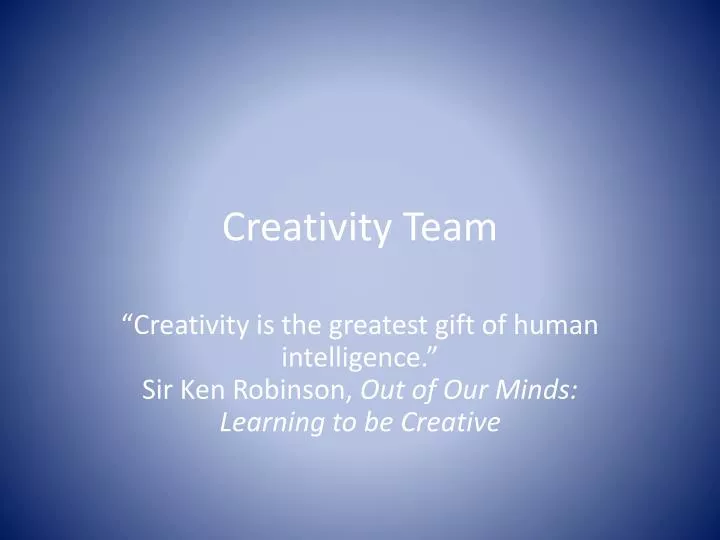creativity team
