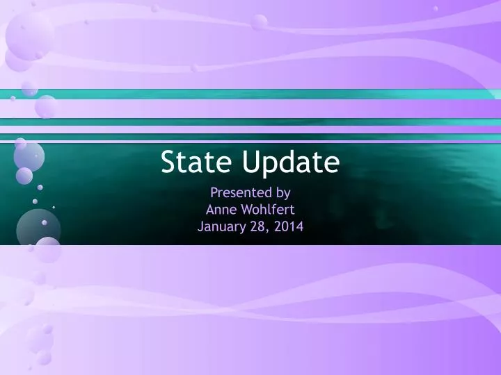 state update
