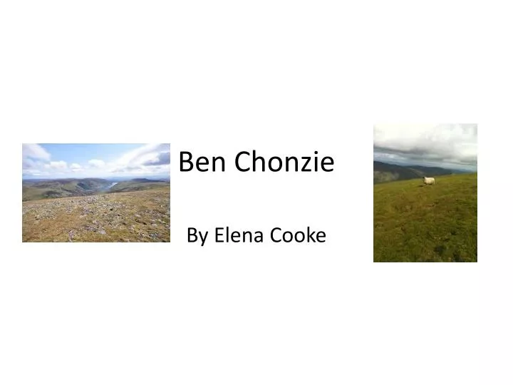 ben chonzie