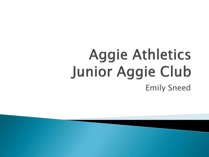 aggie athletics junior aggie club