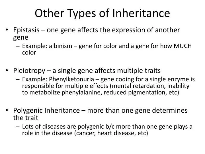 other types of inheritance