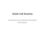 Sickle Cell Anemia - slide 1