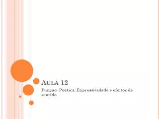 aula 12