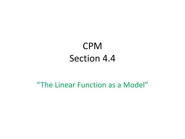 cpm section 4 4