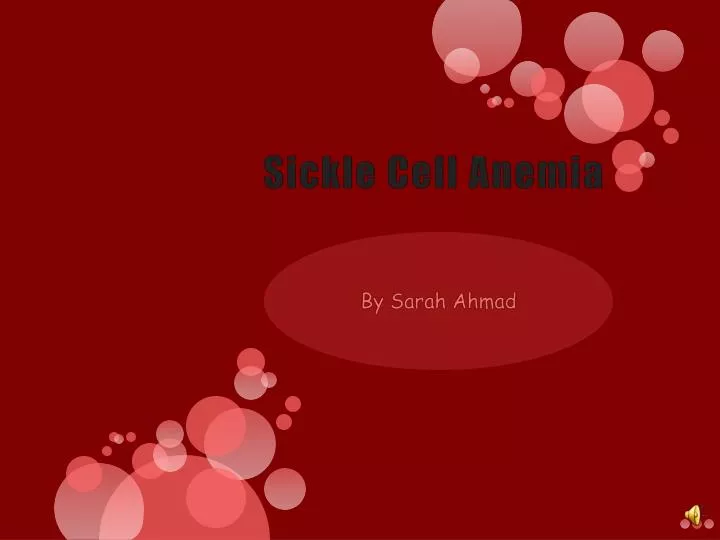 sickle cell anemia