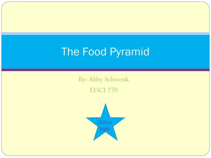 the food pyramid