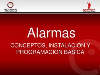 alarmas
