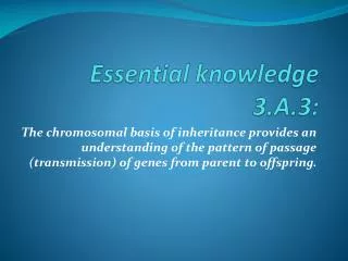 essential knowledge 3 a 3