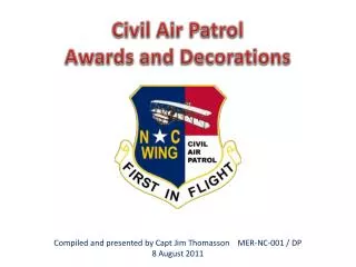 Civil Air Patrol Awards and Decorations