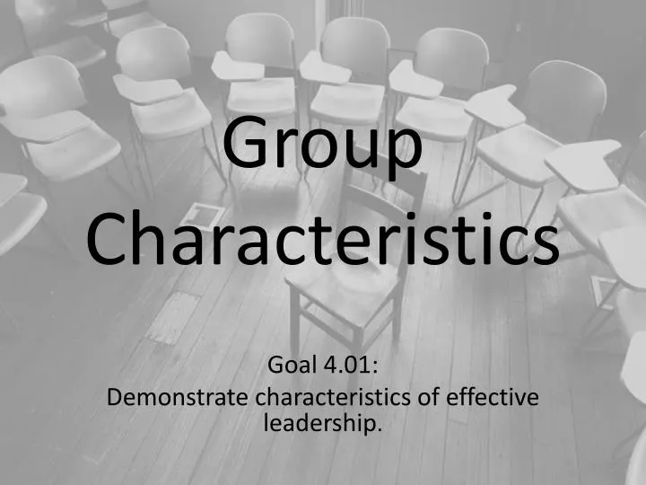 group characteristics