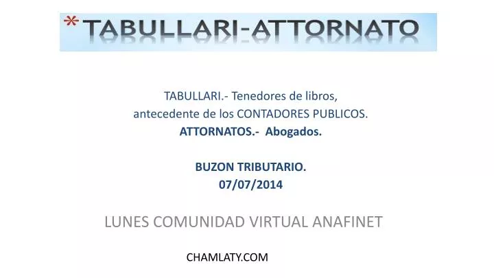 lunes comunidad virtual anafinet