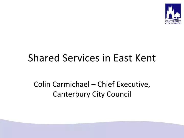 shared services in east kent