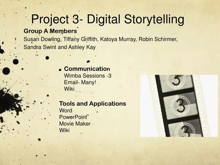 project 3 digital storytelling