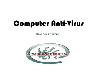 computer anti virus