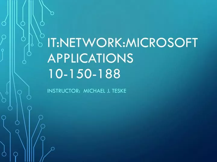 it network microsoft applications 10 150 188