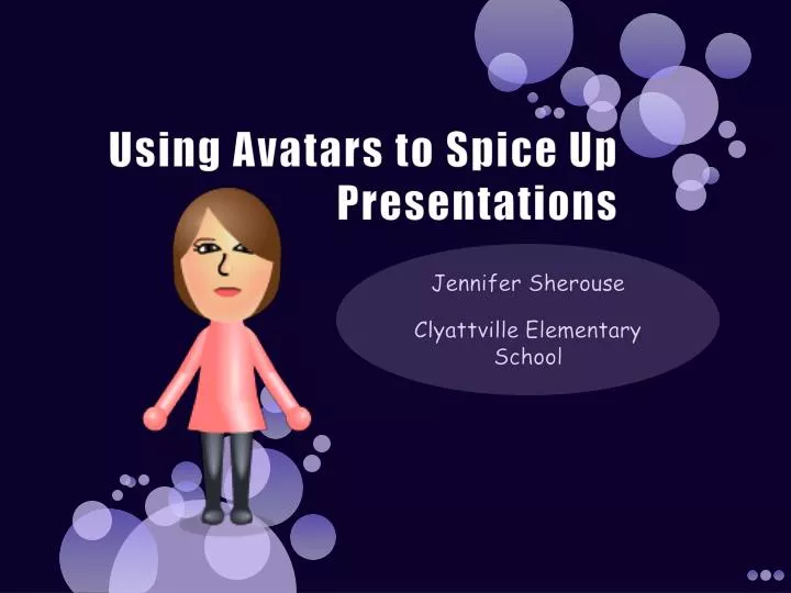 using avatars to spice up presentations