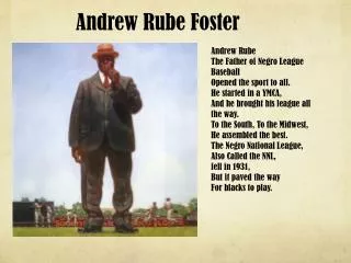 Andrew Rube Foster