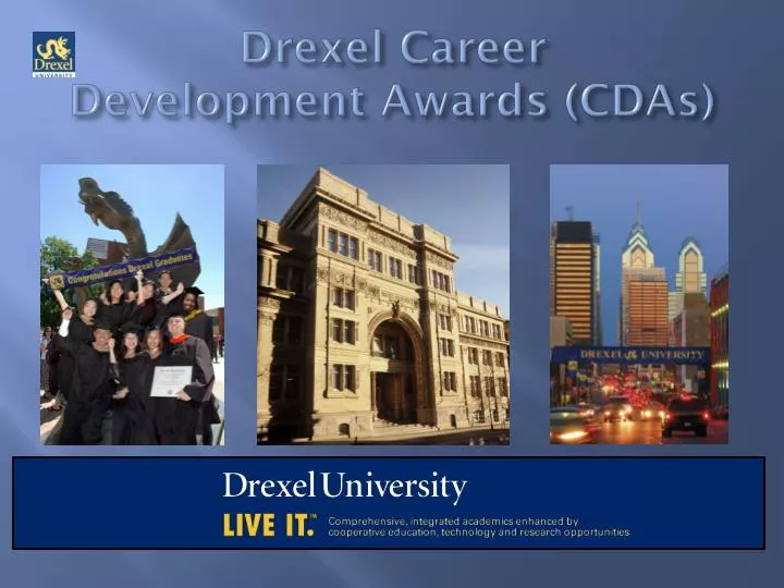drexel career development awards cdas