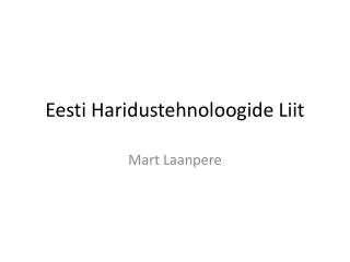 eesti haridustehnoloogide liit
