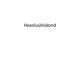 heaolu hiskond
