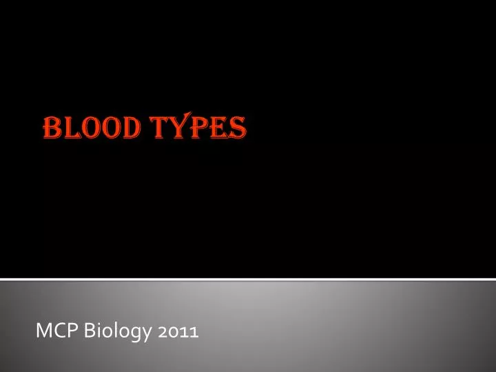 mcp biology 2011