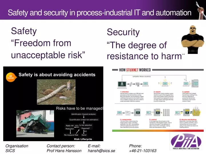 safety and security in process industrial it and automation